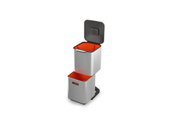 Totem Compact Trash Can 2x20 liter
