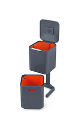Totem Compact Trash Can 2x20 liter