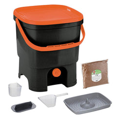 Organko Compost Bucket 16 liter met 1 Kg Bokashi Bran