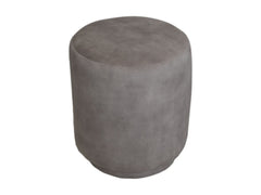 HSM-collectie - Ronde Poef Otto - 37x37x44 - Wit - Stof