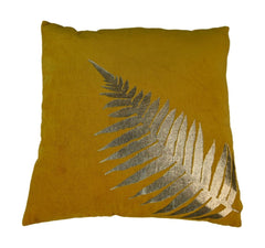 HSM-collectie Sierkussen met print 45x45 Geel/Goud Stof