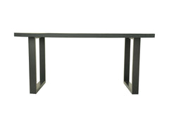 HSM-collectie - Rechthoekige eettafel Melbourne - 160x90x77 - Zwart - Mango/Metaal
