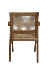 HSM Collectie-Eetkamerstoel-56x52x83-Natuurlijk-Rotan/Teak