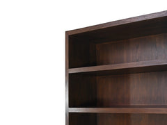 HSM-collectie Wandkast Met 4 Vakken-100x42x215-Bruin-Teakfineer