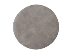 HSM-collectie - Ronde Poef Otto - 55x55x40 - Wit - Stof