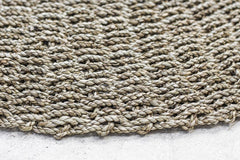 HSM-collectie Vloerkleed -ø100-Natuur-Raffia/Zeegras