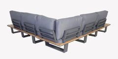 Lota Lounge Hoek Set - 3 stuks - Antraciet