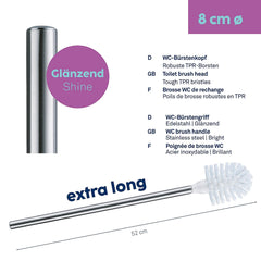 De Brosse Classic Toiletborstel 52 cm.