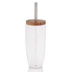 Natuurlijke toiletborstel met houder