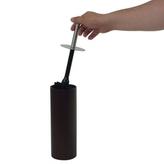 Toilet brush with holder