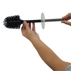 Toilet brush with holder