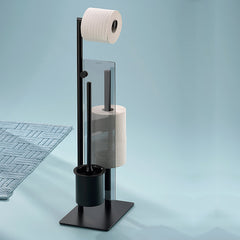 Stijl Toiletborstel en Toiletrolhouder 18x26 cm