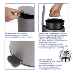 Mats Trash Can with Pedal 5 liters