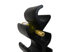 HSM-collectie - Staand wijnrek Vins 8 flessen - 27x20x72 - Zwart - Munggur