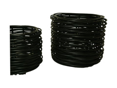 HSM-collectie Mandenset S/2-ø36x30/ø50x40-Zwart-Rotan