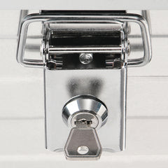 Enders locks 2 pieces for Toronto storage boxes keyed alike.