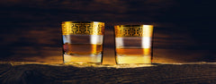 Zwiesel 1872 Hommage Gold Classic Whiskyglas groot 60 - 0.397 Ltr - Geschenkverpakking 2 glazen