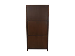 HSM-collectie Wandkast Met 5 Vakken L-100x42x215-Bruin-Teakfineer
