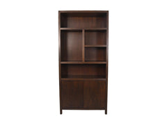 HSM-collectie Wandkast Met 5 Vakken L-100x42x215-Bruin-Teakfineer