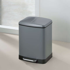 Davino Trash Can Separate Waste with Pedal 2x 12 liters