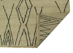 HSM-collectie Vloerkleed Dubbel Ruit - 160x230 - Zwart/Wit - Katoen