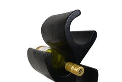HSM-collectie Staand Wijnrek Vins 6 Flessen-27x20x51-Zwart-Munggur