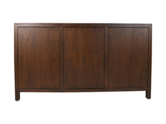 HSM Collectie-Dressoir 3 Deur-150x42x85-Bruin-Teak Fineer