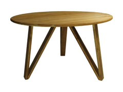 HSM-collectie - Ronde eettafel - 120x120x75 - Naturel - Teak