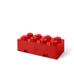 Storage Box with 2 Drawers Brick 8