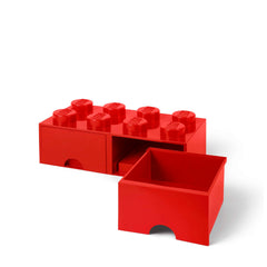Storage Box with 2 Drawers Brick 8