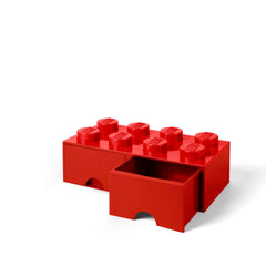 Storage Box with 2 Drawers Brick 8