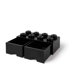 Storage Box with 2 Drawers Brick 8