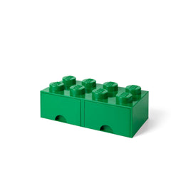 Storage Box with 2 Drawers Brick 8