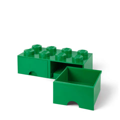 Storage Box with 2 Drawers Brick 8