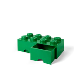 Storage Box with 2 Drawers Brick 8