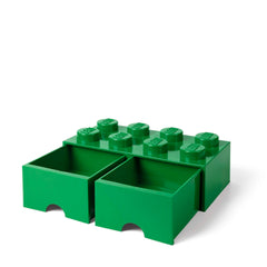 Storage Box with 2 Drawers Brick 8