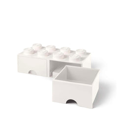 Storage Box with 2 Drawers Brick 8