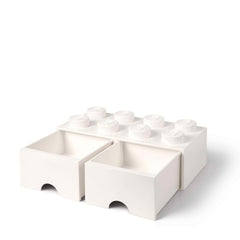 Storage Box with 2 Drawers Brick 8
