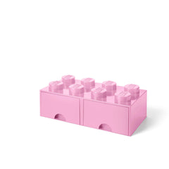 Storage Box with 2 Drawers Brick 8