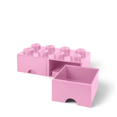 Storage Box with 2 Drawers Brick 8