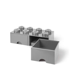 Storage Box with 2 Drawers Brick 8
