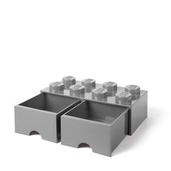 Storage Box with 2 Drawers Brick 8