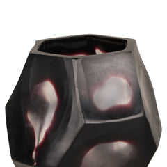 HSM-collectie Theelichthouder Herfst-Ø10x10-Zwart/Transparant-Glas