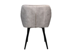 HSM-collectie - Eetkamerstoel Liverpool S/2 - 56x61x79 - Beige/Zwart - Stof/Metaal