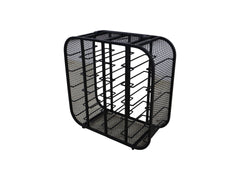 HSM-collectie - Staand wijnrek 20 flessen - 55x25x55 - Zwart - Metaal