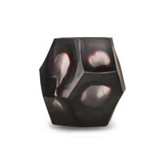 HSM-collectie Theelichthouder Herfst-Ø10x10-Zwart/Transparant-Glas