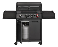 Einde Monroe Pro 4 SIK Turbo Gasbarbecue Mat Zwart