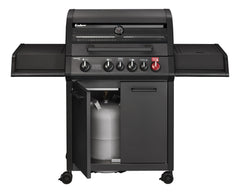 Enders Monroe Pro 4 SIK Turbo Gasbarbecue Mat Zwart