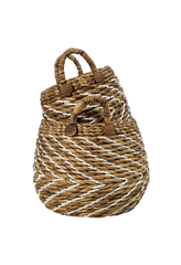 HSM-collectie Mandenset S/2-ø40x42/ø30x36-Natuurlijk/Wit-Waterhyacint