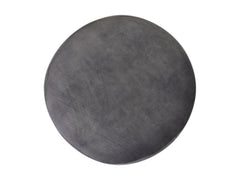 HSM-collectie - Ronde Poefringen - 45x45x40 - Dolfijn Grijs - Stof